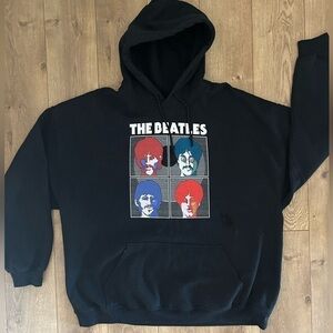 The Beatles Band Graphic Hoodie Pullover